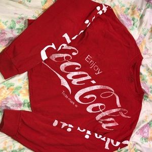 Coca Cola crop top sweater